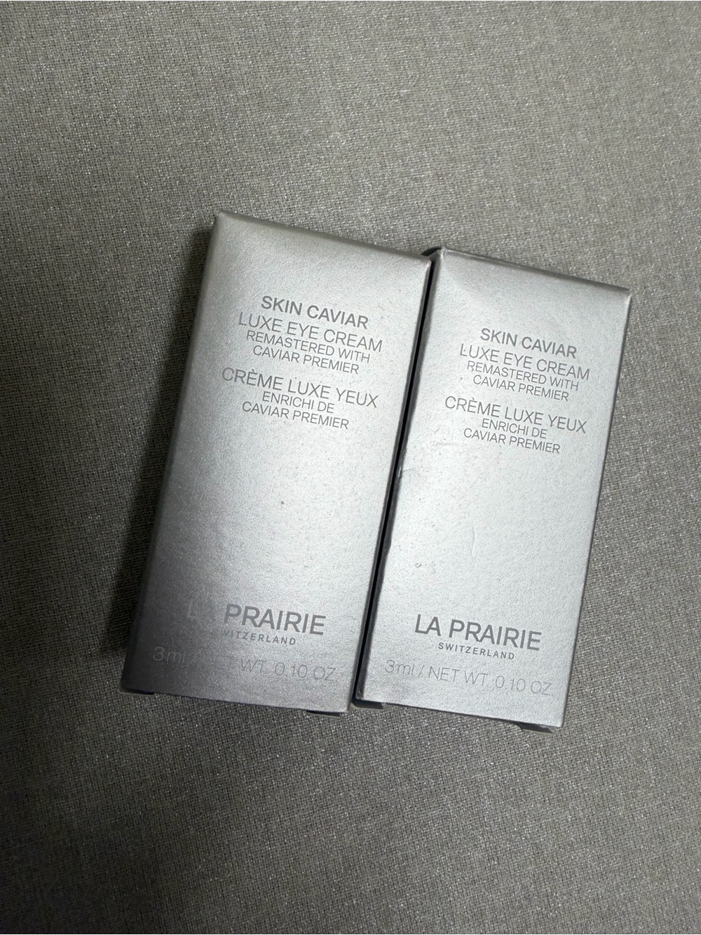 2x La Prairie Skin Caviar Luxe Eye Cream 3ml – 6ml Total NEW